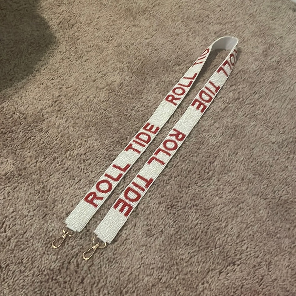 Beaded Roll Tide Purse Strap